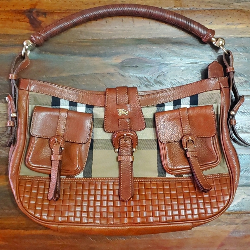 Authentic Unique Burberry Handbag